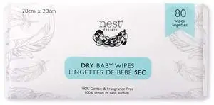 100% Pure Cotton Dry Baby Wipes for Sensitive Skin 100% Pure Cotton Dry Baby Wipes for Sensitive Skin