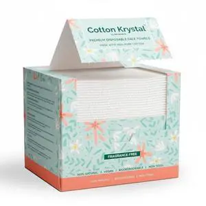 Disposable Cotton Face Towels Super Soft Face Dry Wipes, Hypoallergenic Makeup Remover Wipes, for All Skin Types Incl. Sensitive Skin, Facial Cloths 100% Biodegradable- 50 Count Disposable Cotton Face Towels Super Soft Face Dry Wipes, Hypoallergenic Makeup Remover Wipes, for All Skin Types Incl. Sensitive Skin, Facial Cloths 100% Biodegradable- 50 Count
