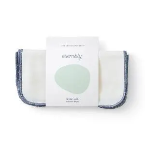 Wipe Ups, Organic Cotton Reusable Baby Wipes, Soft and Sturdy Washable Cloth Diaper Wipes, One Size, 12-pk Wipe Ups, Organic Cotton Reusable Baby Wipes, Soft and Sturdy Washable Cloth Diaper Wipes, One Size, 12-pk