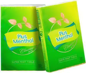 Menthol Lotion Pocket Tissues, Travel Size, Strong 4-Ply, 2 Pack (20 Tissues Total) Menthol Lotion Pocket Tissues, Travel Size, Strong 4-Ply, 2 Pack (20 Tissues Total)