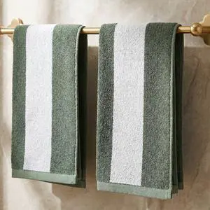 Decorative Hand Towels for Your Bathroom Or Kitchen - Luxurious Set of 2 Soft & Striped Boho Cotton Towels are Absorbent, Lightweight & Dry Quickly - Perfect to Elevate Any Bath Decoration at Home Decorative Hand Towels for Your Bathroom Or Kitchen - Luxurious Set of 2 Soft & Striped Boho Cotton Towels are Absorbent, Lightweight & Dry Quickly - Perfect to Elevate Any Bath Decoration at Home