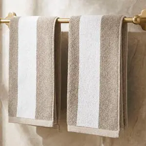 Decorative Hand Towels for Your Bathroom Or Kitchen - Luxurious Set of 2 Soft & Striped Boho Cotton Towels are Absorbent, Lightweight & Dry Quickly - Perfect to Elevate Any Bath Decoration at Home Decorative Hand Towels for Your Bathroom Or Kitchen - Luxurious Set of 2 Soft & Striped Boho Cotton Towels are Absorbent, Lightweight & Dry Quickly - Perfect to Elevate Any Bath Decoration at Home
