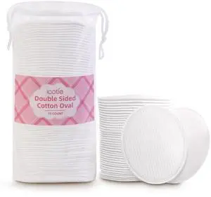 Large Oval Cotton Pads, 70 Count, 3-Layer, Dual Textured Design, Lint-Free, Ultra-Soft Cotton Oval for All Skin Types Cotton Pads for Makeup Removal, Cleansing, Skin Care etc. Large Oval Cotton Pads, 70 Count, 3-Layer, Dual Textured Design, Lint-Free, Ultra-Soft Cotton Oval for All Skin Types Cotton Pads for Makeup Removal, Cleansing, Skin Care etc.