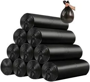 Black Trash Bags, 4 Gallon, 200 Count Black Trash Bags, 4 Gallon, 200 Count