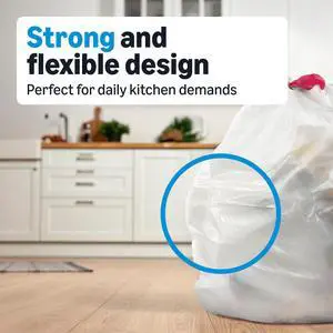 Tall Kitchen Drawstring Trash Bags, Clean Scent, 13 Gallon, 45 Count, Packaging May Vary Tall Kitchen Drawstring Trash Bags, Clean Scent, 13 Gallon, 45 Count, Packaging May Vary