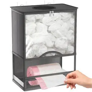 Plastic Bag Holder, Wall Mounted Grocery Bag Holder Plastic Bag Holder, Wall Mounted Grocery Bag Holder