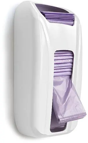 Plastic Bag Holder For Grocery Bags, Durable Plastic Bag Organizer Wall Mount, Storage Organizer & Saver for Grocery, Shopping & Trash Bags, White Plastic Bag Holder For Grocery Bags, Durable Plastic Bag Organizer Wall Mount, Storage Organizer & Saver for Grocery, Shopping & Trash Bags, White
