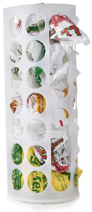 Grocery Bag Storage Holder, Large Capacity Bag Dispenser, Neatly Store Plastic Shopping Bags & Keep Them Handy for Reuse, Access Holes Make Adding or Retrieving Bags Simple & Convenient Grocery Bag Storage Holder, Large Capacity Bag Dispenser, Neatly Store Plastic Shopping Bags & Keep Them Handy for Reuse, Access Holes Make Adding or Retrieving Bags Simple & Convenient