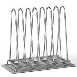 Reusable Bag Dry Rack, 304 Stainless Steel Plastic Bag Dry Rack with Silicone Drying Mat, Easy to Disassemble Bag Dryer Rack for Reusable Bags, Ziplock Bags, Silicone Bags, Space Saving Drying Stand Reusable Bag Dry Rack, 304 Stainless Steel Plastic Bag Dry Rack with Silicone Drying Mat, Easy to Disassemble Bag Dryer Rack for Reusable Bags, Ziplock Bags, Silicone Bags, Space Saving Drying Stand