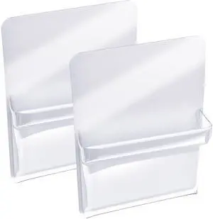 2 Pieces Magnetic Pencil Holder Plastic Cup Pencil Holders Storage Pocket for Refrigerator Whiteboard Pens Markers Locker Accessories 2 Pieces Magnetic Pencil Holder Plastic Cup Pencil Holders Storage Pocket for Refrigerator Whiteboard Pens Markers Locker Accessories