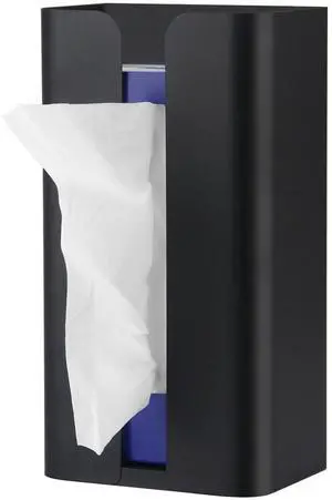 Magnetic Laundry Dryer Sheet Dispenser, Tissue Holder, Garbage Bag Dispenser for Fridge, Kitchen, Laundry (Black) Magnetic Laundry Dryer Sheet Dispenser, Tissue Holder, Garbage Bag Dispenser for Fridge, Kitchen, Laundry (Black)