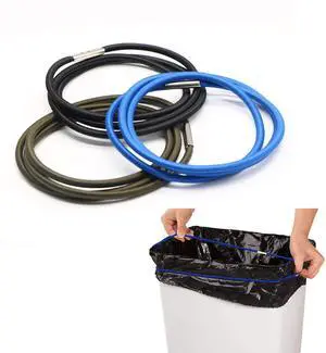 Rubber Bands, Trash Can Bands for 13 to 30 Gallon Garbage Cans, Durable Trash Bag Bands Elastic Bands to Hold Trash Can Bags in Place, Black, Blue, and Olive Green Rubber Bands, Trash Can Bands for 13 to 30 Gallon Garbage Cans, Durable Trash Bag Bands Elastic Bands to Hold Trash Can Bags in Place, Black, Blue, and Olive Green