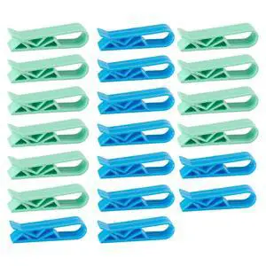 20Pcs Plastic Kitchen Garbage Bin Clip Set, Anti-Slip Fixation Clamp for Trash Cans and Garbage Bags (Blue and Green) 20Pcs Plastic Kitchen Garbage Bin Clip Set, Anti-Slip Fixation Clamp for Trash Cans and Garbage Bags (Blue and Green)
