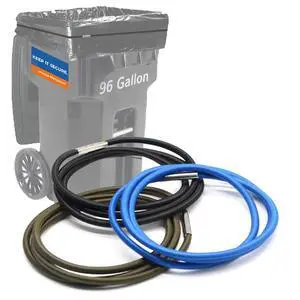 Trash Can Bands Set of 3, Fits 55, 65, 96 Gallon Trash Cans, Extra Large Rubber Bands for Big Garbage Can Bag, Durable Kitchen Trash Bag Bands, Heavy Duty Moving Bands in Black Blue, and Olive Green Trash Can Bands Set of 3, Fits 55, 65, 96 Gallon Trash Cans, Extra Large Rubber Bands for Big Garbage Can Bag, Durable Kitchen Trash Bag Bands, Heavy Duty Moving Bands in Black Blue, and Olive Green