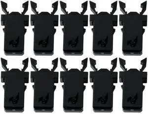 10PCS Black Trash Can Lock Replacement Kit Spring Press Buckle Touch Top Can Button Plastic Repair Clip Push Switch Self Locking Tissue Box Door Buckle 10PCS Black Trash Can Lock Replacement Kit Spring Press Buckle Touch Top Can Button Plastic Repair Clip Push Switch Self Locking Tissue Box Door Buckle