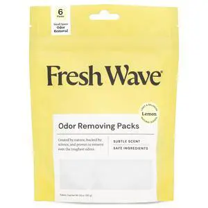 Lemon Odor Eliminating & Deodorizing Packs | Bag of 6 | Safer Odor Relief for Small Spaces | Natural Plant-Based Odor Eliminator | Odor Absorbers for Home Lemon Odor Eliminating & Deodorizing Packs | Bag of 6 | Safer Odor Relief for Small Spaces | Natural Plant-Based Odor Eliminator | Odor Absorbers for Home