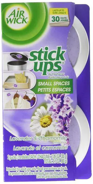 Stick Ups Air Freshener, Lavender and Chamomile 2ct, 2.1 oz (Pack of 6) Stick Ups Air Freshener, Lavender and Chamomile 2ct, 2.1 oz (Pack of 6)