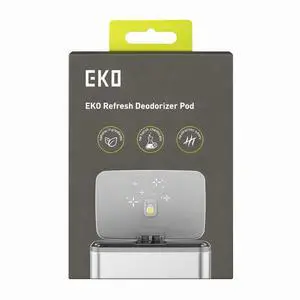 Refresh Deodorizer Pod Kit with Refillable Holder, 1 Pod + 1 Holder, Plant-Based Odor Eliminator for Trash Can, Bathroom, Storage Long-Lasting 45 Days Air Freshener, Natural, Chemical-Free Refresh Deodorizer Pod Kit with Refillable Holder, 1 Pod + 1 Holder, Plant-Based Odor Eliminator for Trash Can, Bathroom, Storage Long-Lasting 45 Days Air Freshener, Natural, Chemical-Free