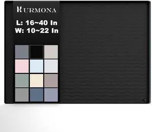 16'' x 10'' Waterproof Silicone Under Sink Mat Cabinet and Counter Protector, Shelf Liner for Kitchen and Bathroom, Storage and Organizers, Litter Mat, Pet Cat Puppy Essentials(Black) 16'' x 10'' Waterproof Silicone Under Sink Mat Cabinet and Counter Protector, Shelf Liner for Kitchen and Bathroom, Storage and Organizers, Litter Mat, Pet Cat Puppy Essentials(Black)