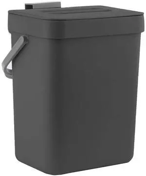 Mini Countertop Trash Can, Compact Waste Basket Garbage Can, Small Trash Bin with Lid for Desk/Office/Dorm, 3L/0.8 Gal, Black Mini Countertop Trash Can, Compact Waste Basket Garbage Can, Small Trash Bin with Lid for Desk/Office/Dorm, 3L/0.8 Gal, Black