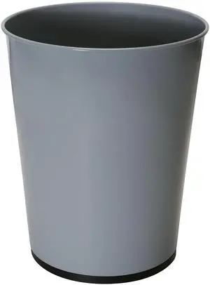 5 Liter Small Wastebasket | Round Open Top | Trash Can | Bathroom | Bedroom | Kitchen | Office | Dorm | Disposal Waste Bin | Garbage | Grey 5 Liter Small Wastebasket | Round Open Top | Trash Can | Bathroom | Bedroom | Kitchen | Office | Dorm | Disposal Waste Bin | Garbage | Grey