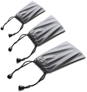 3 PCS Waterproof Carrying Storage Pouch Case Bags Drawstring Pocket Bags for Phones Power Bank Data Cable MP3 MP4 Accessories Bracelets Necklaces Rings Jewelry, etc, Gray 3 PCS Waterproof Carrying Storage Pouch Case Bags Drawstring Pocket Bags for Phones Power Bank Data Cable MP3 MP4 Accessories Bracelets Necklaces Rings Jewelry, etc, Gray