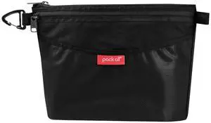 Double-layered Water-Resistant Zipper Pouch, Mesh Zipper Bags for Storage, Travel, Office & Home Organization (Black, Medium) Double-layered Water-Resistant Zipper Pouch, Mesh Zipper Bags for Storage, Travel, Office & Home Organization (Black, Medium)