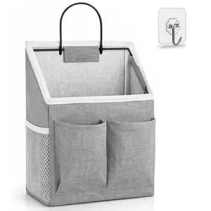 1pcs Wall Hanging Storage Bag, Wall Hanging Baskets for Organizing as Over the Door Organizer, Wall File Organizer, Rv Storage and Organization. For Bedroom, Office, Camper (Gray-Upgraded) 1pcs Wall Hanging Storage Bag, Wall Hanging Baskets for Organizing as Over the Door Organizer, Wall File Organizer, Rv Storage and Organization. For Bedroom, Office, Camper (Gray-Upgraded)