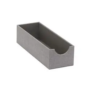 Grey 725-1 Deep Drawer Organizer Box for Storage | 12 in x 4 in x 3.13, Silver Grey 725-1 Deep Drawer Organizer Box for Storage | 12 in x 4 in x 3.13, Silver