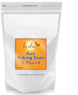 Baking Soda (5 Lbs) For Cleaning, Aluminum Free Baking Soda Bulk, Sodium Bicarbonate Cat Litter Deodorizer, Pure Baking Soda Odor Absorber For Toilet Bowl Baking Soda (5 Lbs) For Cleaning, Aluminum Free Baking Soda Bulk, Sodium Bicarbonate Cat Litter Deodorizer, Pure Baking Soda Odor Absorber For Toilet Bowl