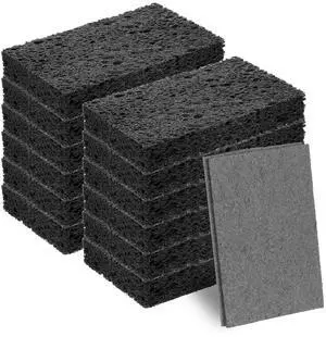 12 Pack Compressed Cellulose Sponges, Non-Scratch Scrub Sponges Wood Pulp Double-Side Sponge Multi-Purpose Cleaning Sponge for Kitchen Dishes Non-Stick Cookware 12 Pack Compressed Cellulose Sponges, Non-Scratch Scrub Sponges Wood Pulp Double-Side Sponge Multi-Purpose Cleaning Sponge for Kitchen Dishes Non-Stick Cookware