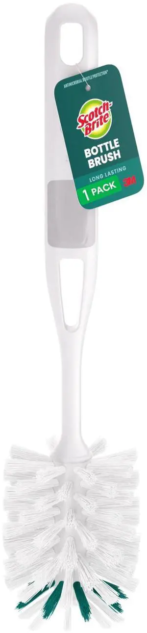 Glass and Water Bottle Brush, Long-Lasting, Safe on Glassware, Shaker Bottles, Food Processors, & More, Non-Slip Handle, Durable, Reusable, Clean in Top Rack of Your Dishwasher Glass and Water Bottle Brush, Long-Lasting, Safe on Glassware, Shaker Bottles, Food Processors, & More, Non-Slip Handle, Durable, Reusable, Clean in Top Rack of Your Dishwasher
