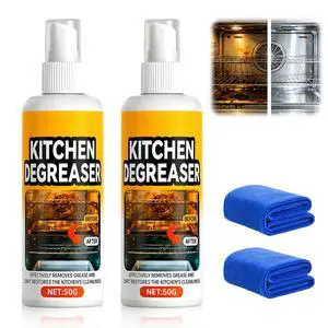 BBQ Grill Cleaner Spray,Fast-Acting BBQ Grill Cleaning Spray for Outdoor,Heavy Duty Degreaser,Grill Degreaser For Outdoor Grill,Outdoor Use 2PCS BBQ Grill Cleaner Spray,Fast-Acting BBQ Grill Cleaning Spray for Outdoor,Heavy Duty Degreaser,Grill Degreaser For Outdoor Grill,Outdoor Use 2PCS