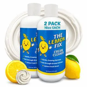 The Lemon Fix Cream Cleaner for Soap Scum, Hard Water & Grease The Lemon Fix Cream Cleaner for Soap Scum, Hard Water & Grease