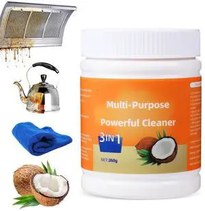 Multi-Purpose Coconut Oil Cleaning & Polishing Paste for Kitchen, Heavy Kitchen Duty Degreaser, All-Purpose Cleaner Removes Stains on Microwave, Oven & Stove Top (260g) Multi-Purpose Coconut Oil Cleaning & Polishing Paste for Kitchen, Heavy Kitchen Duty Degreaser, All-Purpose Cleaner Removes Stains on Microwave, Oven & Stove Top (260g)