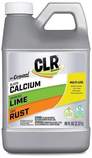 Calcium, Lime & Rust Remover, Blasts Calcium, Dissolves Lime Deposits, Zaps Stubborn Rust Stains and Hard Water Deposits, 80 Ounce Bottle Calcium, Lime & Rust Remover, Blasts Calcium, Dissolves Lime Deposits, Zaps Stubborn Rust Stains and Hard Water Deposits, 80 Ounce Bottle