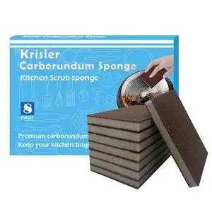 Carborundum Sponge Nano Emery Sponges Caspian Stone Pot Clean Brush Rust Eraser Grit Scouring Pads Pot Cleaning Pads with Carborundum Washing Kitchen Cleaner Tool 8pc Carborundum Sponge Nano Emery Sponges Caspian Stone Pot Clean Brush Rust Eraser Grit Scouring Pads Pot Cleaning Pads with Carborundum Washing Kitchen Cleaner Tool 8pc