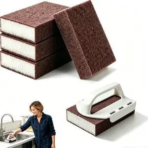 Magic Emery Cleaning Sponge Nano Carborundum Sponge Scrub Pad Pot Scrubber for Removing Rust Cleaning Pots and Pans Magic Emery Cleaning Sponge Nano Carborundum Sponge Scrub Pad Pot Scrubber for Removing Rust Cleaning Pots and Pans