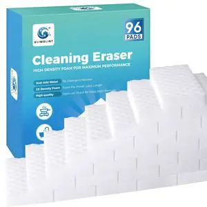 96PK Magic Sponge Erasers, 2X Density Melamine Sponge Foam Pads, Household Cleaning Supplies Cleaner for Kitchen, Bathroom, Bathtub, Sink, Wall Cleaner, Furniture, Boat 96PK Magic Sponge Erasers, 2X Density Melamine Sponge Foam Pads, Household Cleaning Supplies Cleaner for Kitchen, Bathroom, Bathtub, Sink, Wall Cleaner, Furniture, Boat