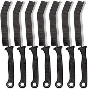 7 Pcs Hard Bristle Crevice Cleaning Brush Set - for Grout, Tight Spaces & Gap Cleaning, Deep Reach Narrow Scrubber Tools for Bathroom Tiles, Kitchen Sink, Window Tracks & Car Vents, Home Essentials 7 Pcs Hard Bristle Crevice Cleaning Brush Set - for Grout, Tight Spaces & Gap Cleaning, Deep Reach Narrow Scrubber Tools for Bathroom Tiles, Kitchen Sink, Window Tracks & Car Vents, Home Essentials