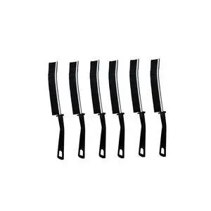 6PCS Crevice Cleaning Brush,Gap Cleaning Brush, Slim Flat Curved Brush for Narrow Gaps,Deep Crevices and Small Spaces,Hard Bristle Brush,Easy to Clean, No Residue, Kitchen & Bathroom Cleaning 6PCS Crevice Cleaning Brush,Gap Cleaning Brush, Slim Flat Curved Brush for Narrow Gaps,Deep Crevices and Small Spaces,Hard Bristle Brush,Easy to Clean, No Residue, Kitchen & Bathroom Cleaning