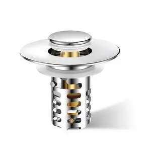 Bathroom Sink Drain Strainer,Universal Fit 99% Bathroom Sink Stopper, Anti-Clog Stainless Steel Drain Filter Basket, Removable Sink Drain for Bathroom Sink Stopper for (1.18'' to 2.17'' inch) Drain Bathroom Sink Drain Strainer,Universal Fit 99% Bathroom Sink Stopper, Anti-Clog Stainless Steel Drain Filter Basket, Removable Sink Drain for Bathroom Sink Stopper for (1.18'' to 2.17'' inch) Drain