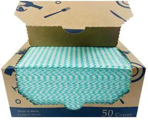 Heavy Duty Wipes Dish Cloths 50Pieces Reusable Wipes Multi-use Cleaning Cloths Towels Heavy Duty Wipes Dish Cloths 50Pieces Reusable Wipes Multi-use Cleaning Cloths Towels