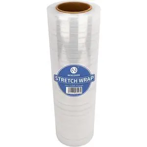 18 Inch Stretch Wrap - 1200 Feet | 60 Gauge, 1 Roll Clear Plastic Self-adhering Stretch Wrap Film for Pallet Wrap, Thick and Sturdy Packing Moving Supplies Heavy Duty Shrink Film. 18 Inch Stretch Wrap - 1200 Feet | 60 Gauge, 1 Roll Clear Plastic Self-adhering Stretch Wrap Film for Pallet Wrap, Thick and Sturdy Packing Moving Supplies Heavy Duty Shrink Film.