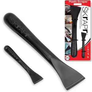 Plastic Scraper Tool, 2 Pack, Non-Scratch, 1.7 Inch Wide Blade, Long Ergonomic Handle, Heat Resistant (460F), Dishwasher Safe - Clean Ovens, Countertops, Hard Floors, Walls, and Windows Plastic Scraper Tool, 2 Pack, Non-Scratch, 1.7 Inch Wide Blade, Long Ergonomic Handle, Heat Resistant (460F), Dishwasher Safe - Clean Ovens, Countertops, Hard Floors, Walls, and Windows