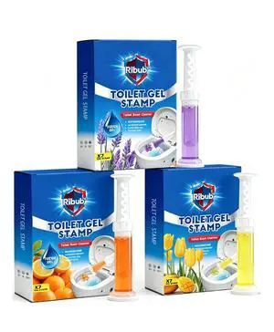 Toilet Cleaner Gel Stamp, Automatic Toilet Bowl Cleaner & Freshener, Helps Prevent Limescale & Odors, Lavender, Citrus, Mango & Tulip Scents, Bathroom Cleaning Essentials, 3-Pack Toilet Cleaner Gel Stamp, Automatic Toilet Bowl Cleaner & Freshener, Helps Prevent Limescale & Odors, Lavender, Citrus, Mango & Tulip Scents, Bathroom Cleaning Essentials, 3-Pack