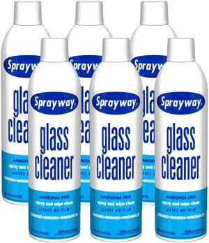 Glass Cleaner with Foaming Spray for a Streak-Free Shine for Home and Automotive Use, 19 oz., Pack of 6 Glass Cleaner with Foaming Spray for a Streak-Free Shine for Home and Automotive Use, 19 oz., Pack of 6