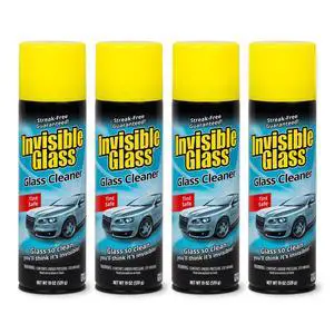 91164-4PK Premium Aerosol Glass Cleaner Spray for Car Windshields and Windows, Automotive and Home Window Cleaner, Streak-Free, Ammonia-Free, Tint-Safe 19 oz (Pack of 4) 91164-4PK Premium Aerosol Glass Cleaner Spray for Car Windshields and Windows, Automotive and Home Window Cleaner, Streak-Free, Ammonia-Free, Tint-Safe 19 oz (Pack of 4)