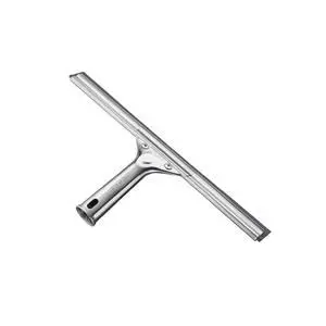 Professional Stainless Steel Heavy-Duty Squeegee, 12", Silver Professional Stainless Steel Heavy-Duty Squeegee, 12", Silver