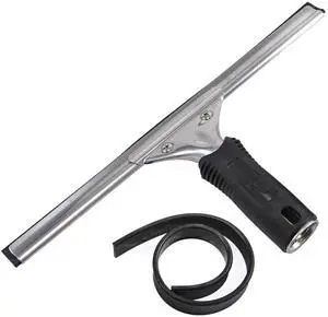 Professional Connect and Clean 12 Performance Squeegee for Glass and Window Care with Replacement Rubber, Heavy Duty Cleaning Supplies with Streak-Free Results, Handheld Household Cleaner Tool Professional Connect and Clean 12 Performance Squeegee for Glass and Window Care with Replacement Rubber, Heavy Duty Cleaning Supplies with Streak-Free Results, Handheld Household Cleaner Tool